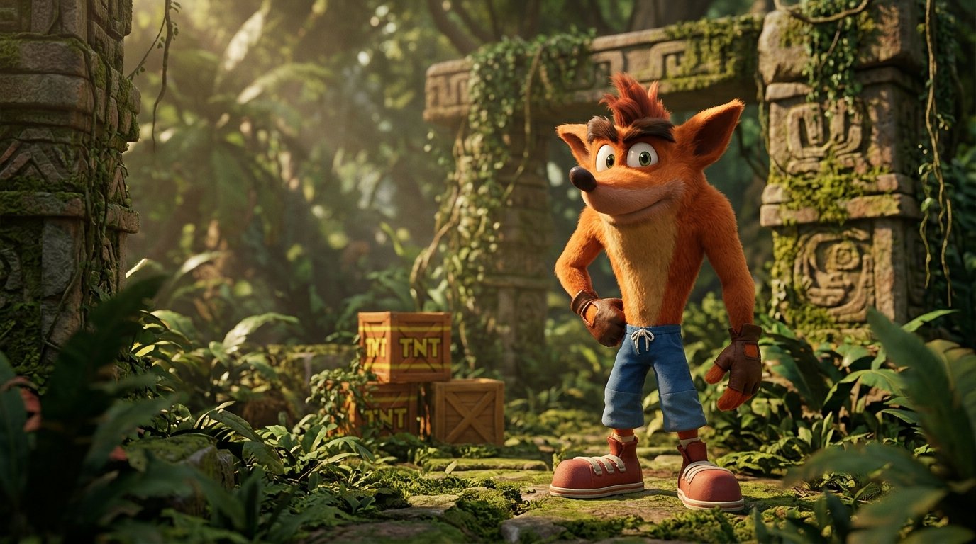 Crash Bandicoot was born to challenge Mario, and it shows